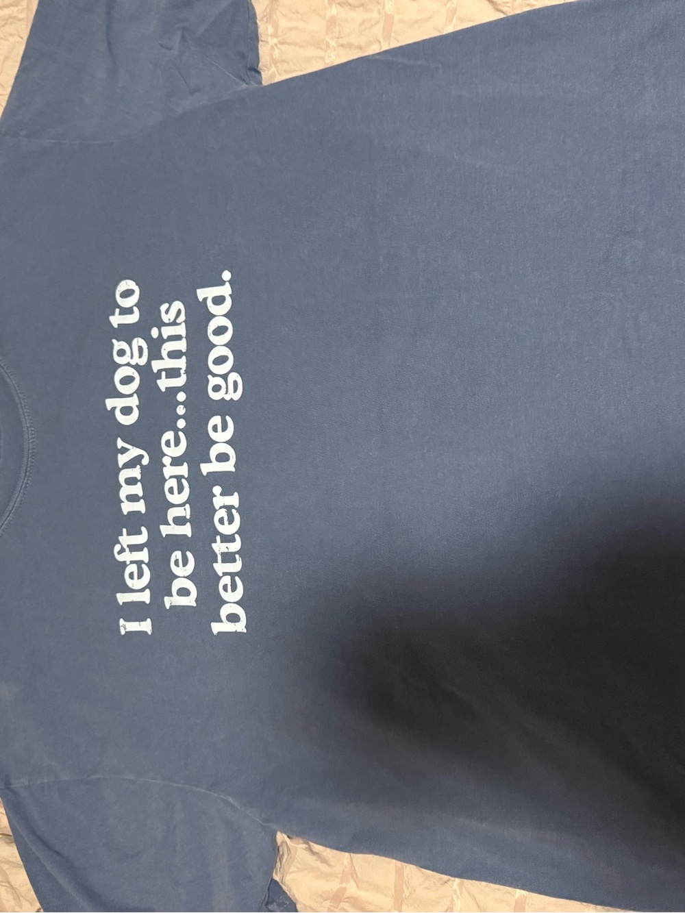 Comfort Colors Navy Graphic Dog-Lover Short Sleeve Tee